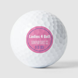 Ladies League Toernooi Souvenir Golf Ball Golfballen