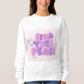Ladies Long-Sleeve Top Find Your Peace - Cozy Pink (Voorkant)