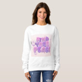 Ladies Long-Sleeve Top Find Your Peace - Cozy Pink (Voorkant volledig)