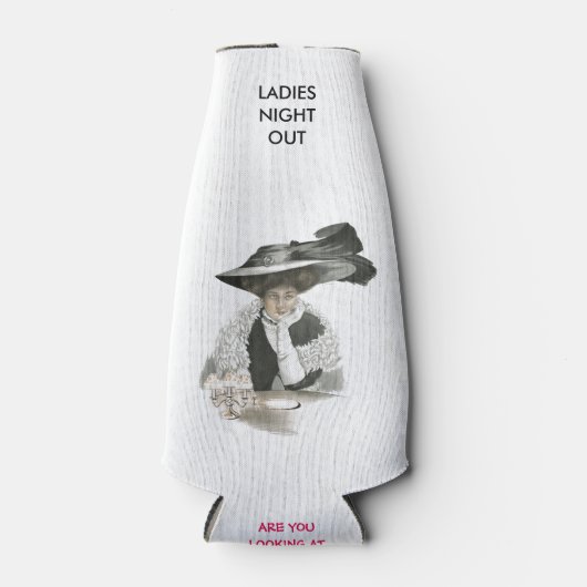 LADIES NACHT UIT? FLESJESKOELER (Voorkant)