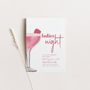 Ladies Night Dinner Party Invite Kaart