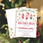 Ladies Night kerstfeest uitnodiging