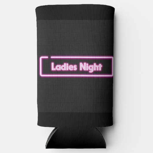 Ladies Night Neon LED Teken Koelbox Seltzer Blikjeskoeler (Voorkant)