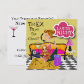 Ladies Night Out - SRF Kaart (Voorkant / Achterkant)