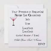 Ladies Night Out - SRF Kaart (Achterkant)