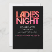 Ladies Night Template Kaart (Voorkant)