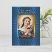 Ladies Night – Virgin Mary Bar Crawl   Kaart (Staand voorkant)