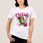 Ladies' Pickle Ballin' Tri-Blend Shirt (Voorkant)
