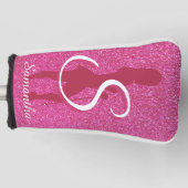 LADIES PINK GLITTER GOLFHEADCOVER (Voorkant)