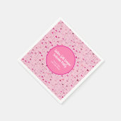 Ladies Pink Golf Flag Paper Napkins Servet (Hoek)