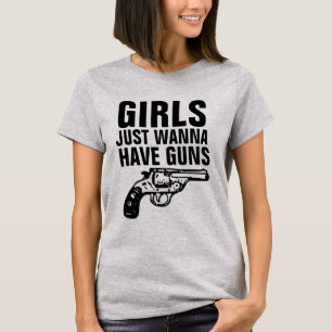 LADIES PISTOOL (MEISJES WILNA HEBBEN PISTOLEN) T-s T-shirt