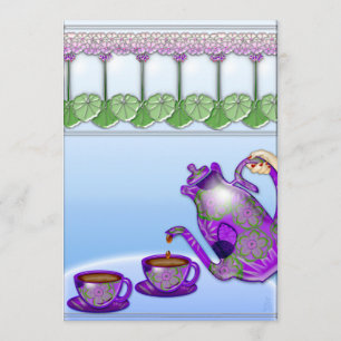 Ladies Tea Party ( uitnodiging) Kaart