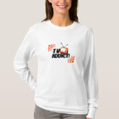 LADIES TV ADDICT HOODY (Voorkant)