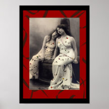 Ladies with long hair  Victorian image