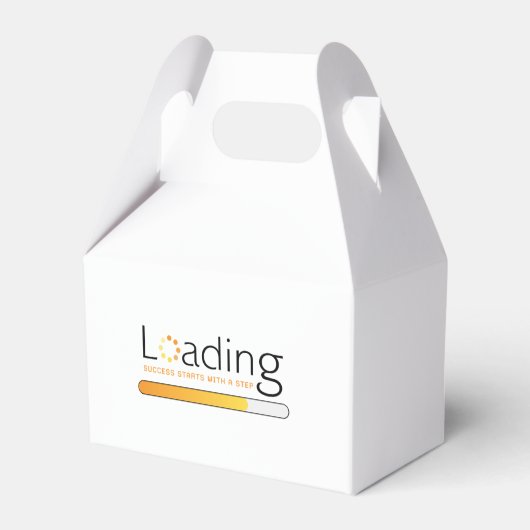 Lading - Het succes begint met een stap Bedankdoosjes (Voorkant Zijde)