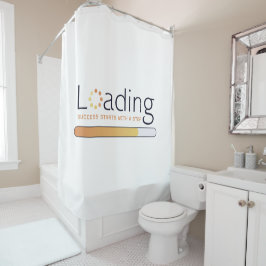 Lading - Het succes begint met een stap Douchegordijn