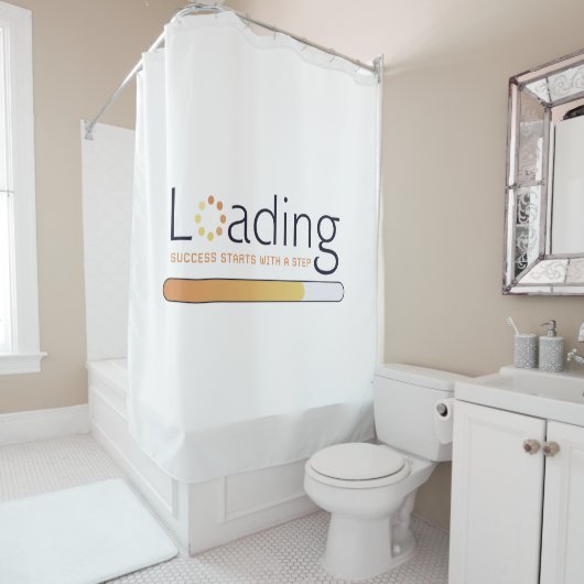 Lading - Het succes begint met een stap Douchegordijn (In situ)