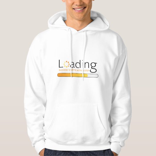 Lading - Het succes begint met een stap Hoodie (Voorkant)