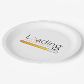 Lading - Het succes begint met een stap Papieren Bordje (Gekanteld)