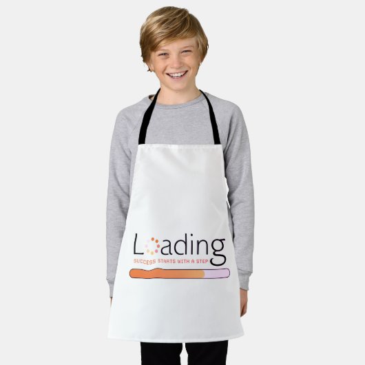 Lading - Het succes begint met een stap Schort (Gedragen)