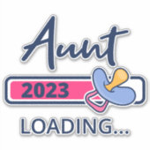 Lading I van het jaar 2023 - Bevorderd aan tante Sticker (Voorkant)