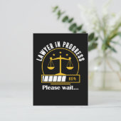 Lading jurylid Funny Lawyer Briefkaart (Staand voorkant)