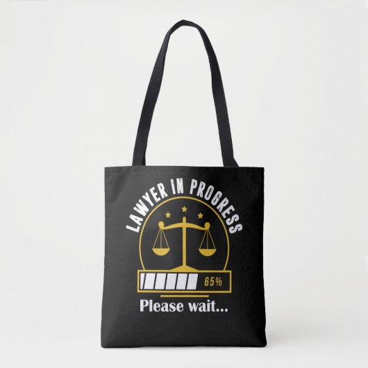 Lading jurylid Funny Lawyer Tote Bag (Voorkant)