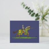 Lading Medieval Knight Briefkaart (Staand voorkant)