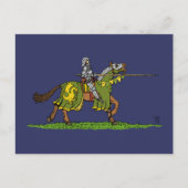 Lading Medieval Knight Briefkaart (Voorkant)