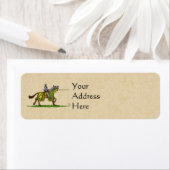 Lading Medieval Knight Etiket (Insitu)