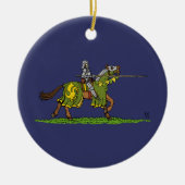 Lading Medieval Knight Keramisch Ornament (Voorkant)