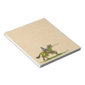 Lading Medieval Knight Notitieblok (Schuin)