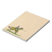 Lading Medieval Knight Notitieblok (Linkerzijde)