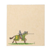 Lading Medieval Knight Notitieblok (Voorkant)