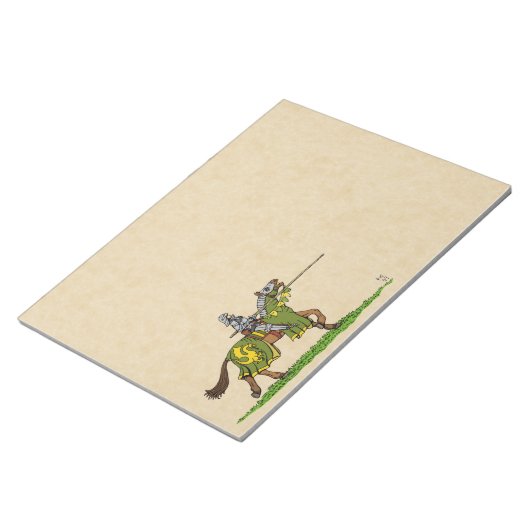 Lading Medieval Knight Notitieblok (Schuin)