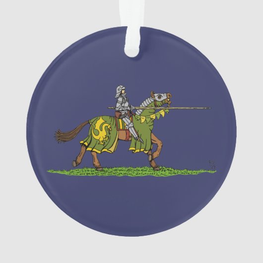 Lading Medieval Knight Ornament (achterkant)