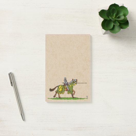 Lading Medieval Knight Post-it® Notes (Kantoor)