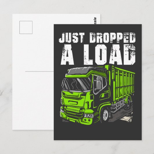 Lading Truck Driver Funny Trucker Driving Briefkaart (Voorkant / Achterkant)