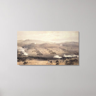 Lading van de Lichte Cavalerie Brigade Canvas Afdruk