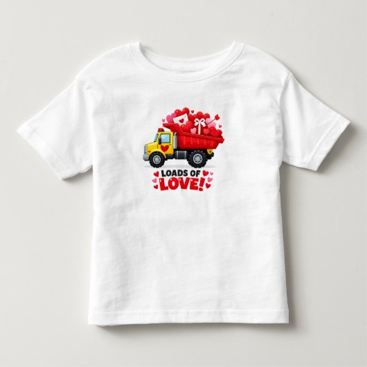Lading van Liefde Truck Kinder Shirts (Voorkant)
