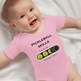 Lading van Pickleball-vaardigheden - groen/roze Romper
