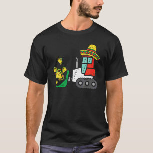 Lading van Tacos Bulldozer Cinco de Mayo Kind Baby T-shirt