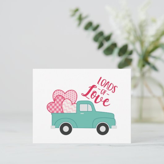 Ladingen liefde briefkaart (Staand voorkant)