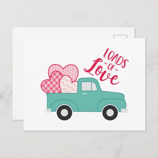 Ladingen liefde briefkaart (Voorkant / Achterkant)