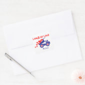 Ladingen liefdeskleding trut liefde hart gepersona vierkante sticker (Envelop)