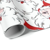 Ladingen Retro Santas Cadeaupapier (Rol Hoek)