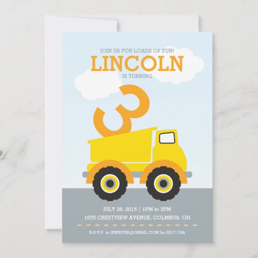 Ladingen van de uitnodiging van Fun Birthday (Voorkant)