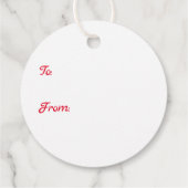 Ladingen van Liefde Rode Vrachtwagen Harten Valent Bedankjes Labels (Achterkant)