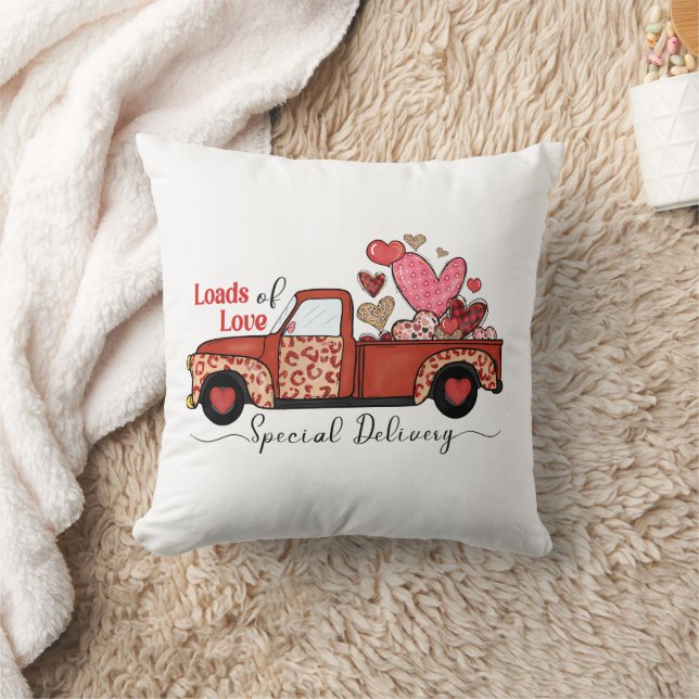 Ladingen van liefde speciale levering Gepersonalis Kussen (Deken)