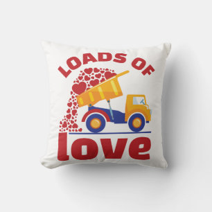 Ladingen van Love Truck Valentijnsdag Boy Kinder Kussen